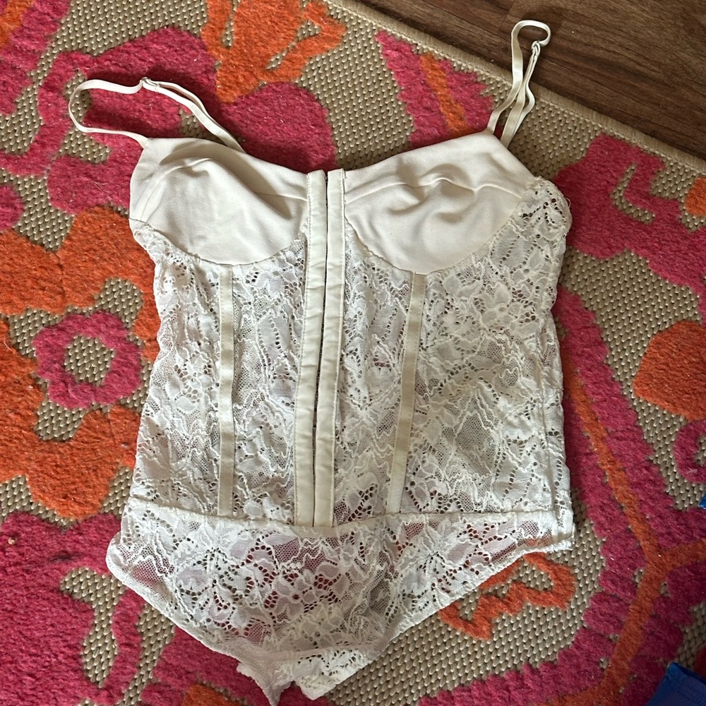 Free people lace body suit